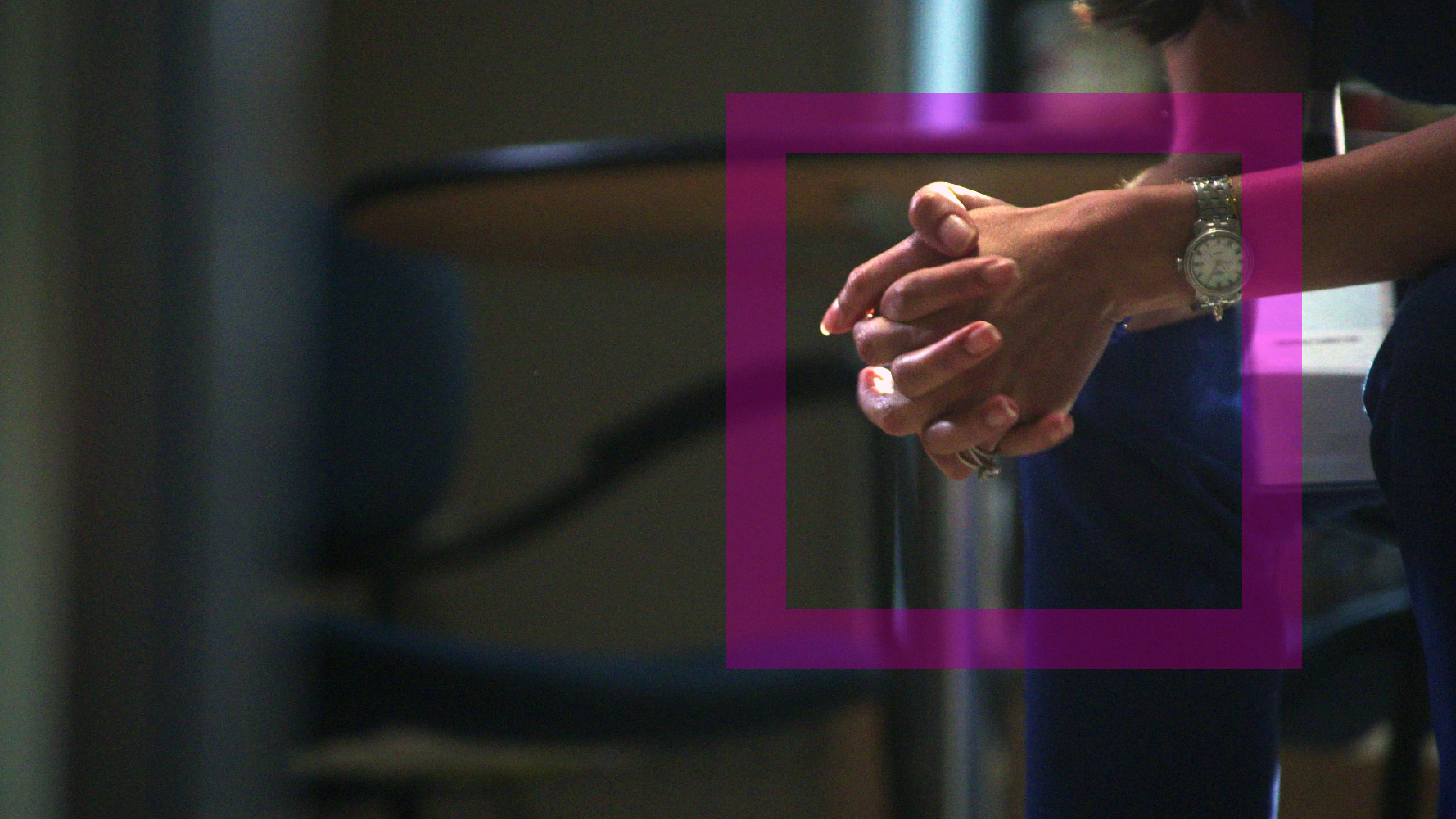 Dr. Tania Tajirian clutches her hands together.